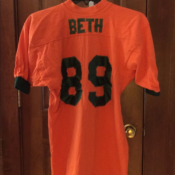 Vintage Stockbridge Tigers Tee 🐅 Orange School Spirit Shirt Paw Print Graphic - Picture 6 of 7